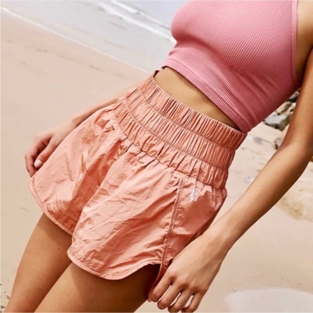 FP MOVEMENT The Way Home Shorts in Orange / Peach
